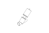 Angle seat valve DN 100