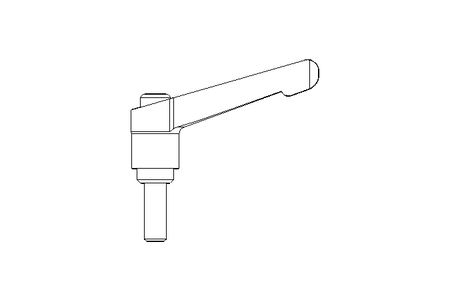 Klemmhebel M6x16 1.4305