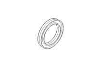Grooved ring N1 25x35x5 FPM