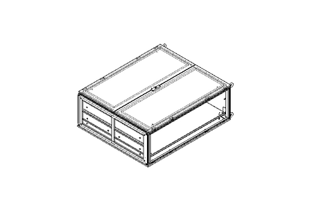 Arm.elettrico di distrib. 800x1800x400mm