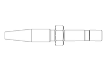 HOSE CONNECTOR SHORT 1.4305