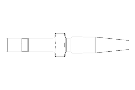 HOSE CONNECTOR SHORT 1.4305