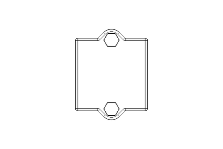 Flange clamping piece D=40.2 B=60