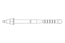 TIE ROD M16X125/100 A4-80