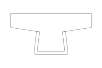 RAILING PROFILE  40 x 20.5