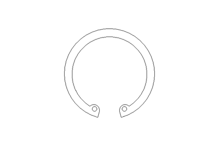 Tear-off ring 45x1.75 A2 DIN472