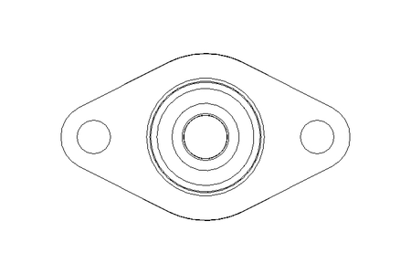 Rodamiento con brida PCFT 15x57x32,1