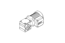 Winkelgetriebemotor 0,25kW 79 1/min