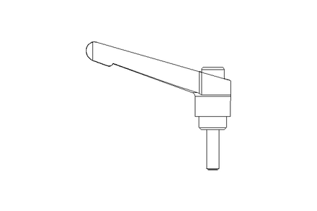 Klemmhebel M6x20 1.4305