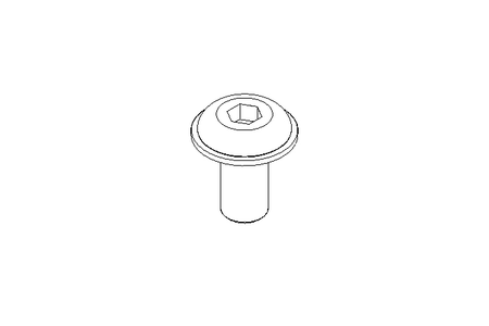 Fillister head screw M6x12