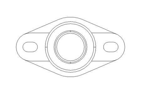 Фланцевый подшипник EFOM 30x55x65