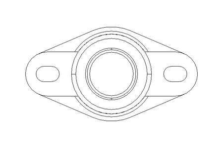 Фланцевый подшипник EFOM 30x55x65