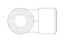 Threaded T-connector L 10/10/10 1.4571