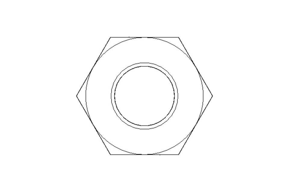 Tuerca hexagonal M8 A2 DIN934