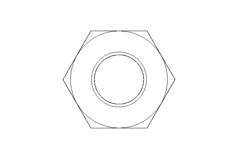 Tuerca hexagonal M8 A2 DIN934