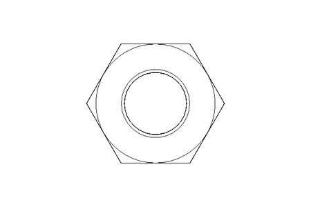 Hexagon nut M10 A2 DIN934