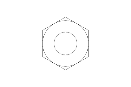 Hexagon nut M6 A2 DIN985