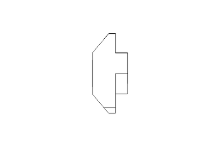 Sliding block T M6 / 10 St-Zn