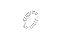 Junta anillo cierre en V 60A 54x5 NBR