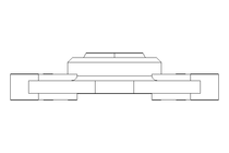 Mancal de flange eFOM 20x47x89