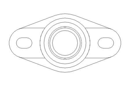 Mancal de flange eFOM 20x47x89