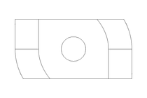 Hammer head nut T M5 / 10 St-Zn