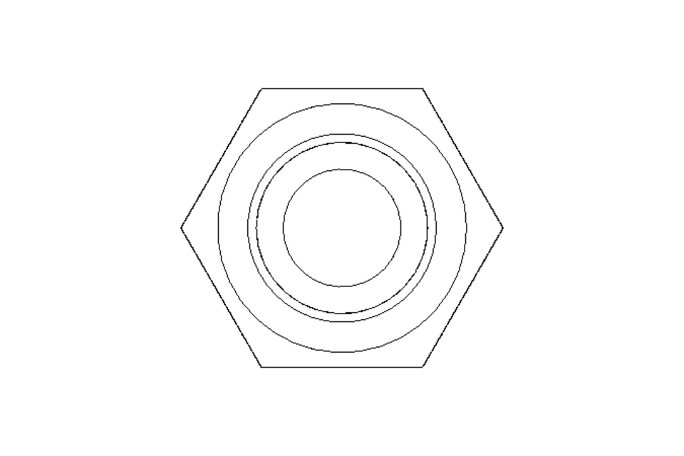 Hexagon screw M8x10 A2 70 ISO4017