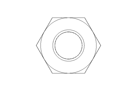 Hexagon nut M6 A2 DIN439