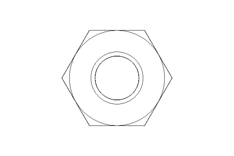 Écrou hexagonal M4 A2 DIN439