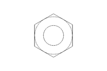 Hexagon nut M12 A2 DIN985