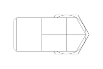 Threaded elbow connector L 6 M12x1,5