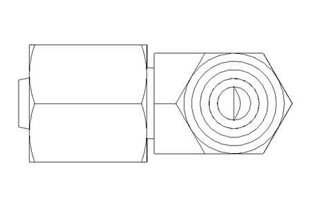 Threaded elbow connector L 6 M12x1,5