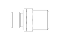 Pipe screw connector L 6 G3/8"