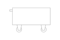 Scherbenwagen PVC hellgrau 0,225 m3