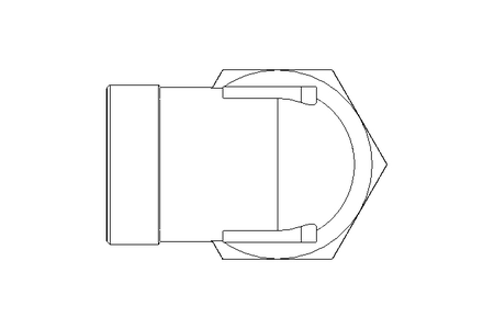 Raccord à vis coudé L 35/35 St