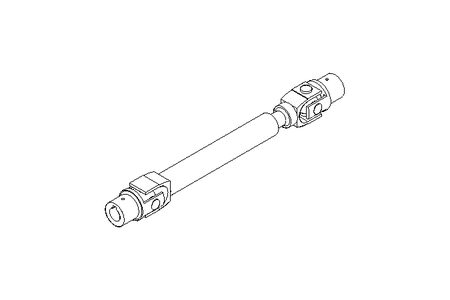 Universal joint shaft D=32 L1=410 L2=470