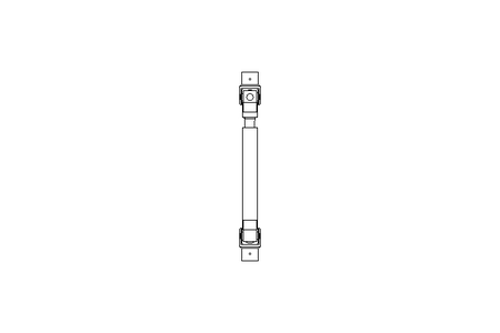 Universal joint shaft D=32 L1=410 L2=470