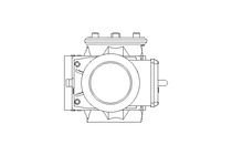 Worm gear motor 0.06kW 1.5 1/min