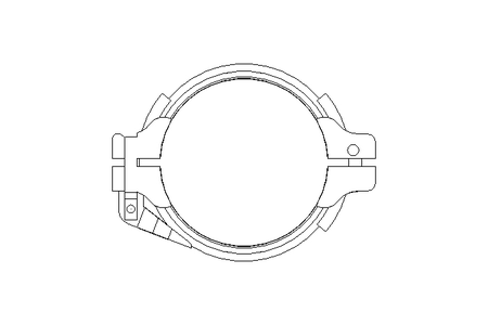 Spannring DN100 St-Zn