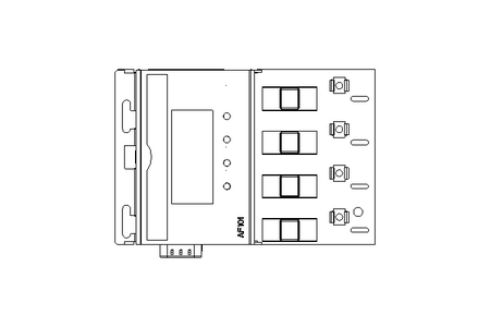 Adaptador de interface 4 Steckplätze