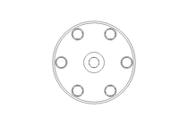 Tuerca con rosca TR12x3 PA