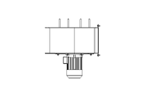 Radial flow fan 230V 2200W