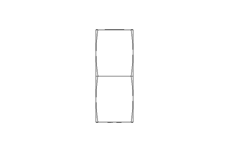 Ecrou collet battu L 42 M52x2 Niro