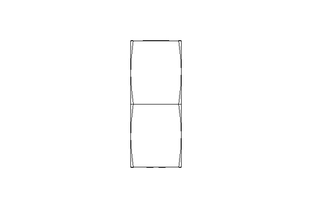 Union nut L 42 M52x2 stainless steel