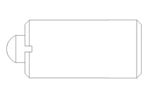 Pino com mola M16X32 GN616-M16-SS