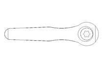 Clamping lever M12x60