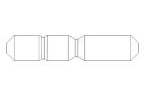 Stud bolt M5x18 A4 DIN938