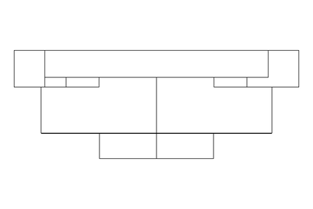 Flange bearing UCF 35/42.9x117