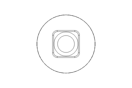 Round head screw M10x16 A2 DIN603