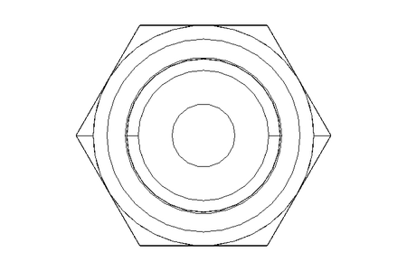 Encaixe tubo/união rosc. L 6 G1/8" Niro